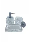 Kristal Diş Fırçalığı Şeffaf Renk 90X114X114 Mm