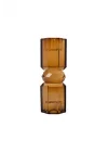 Kristal Mum Tutucu, Kahverengi 15X5,5 Cm