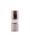 Kristal Mum Tutucu, Krom/Duman, 5,5X5,5X15 Cm