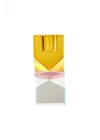 Kristal Mum Tutucu, Sarı/Pembe/Açık Nane, 11X4X4 Cm