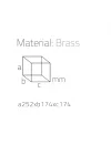 Krom Banyo Çöp Kovası - Ba4013 031 Cr-cr