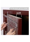 Krom Kapı Arkası Askı 12 Kancalı