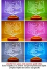 Kuran-ı Kerim 3d Led Lamba
