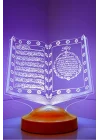 Kuran-ı Kerim 3d Led Lamba