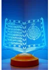 Kuran-ı Kerim 3d Led Lamba