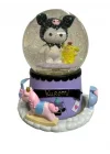 Kuromi Ve Pompompurin Gözü Açık Dev Boy Işıklı Müzikli Kar Küresi