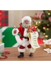 Kurt Adler 26,5 cm Fabriche Siyah Noel Baba ve Şeker Kamışı