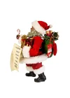 Kurt Adler 26,5 cm Fabriche Siyah Noel Baba ve Şeker Kamışı