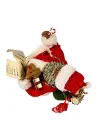 Kurt Adler 26,5 cm Fabriche Siyah Noel Baba ve Şeker Kamışı