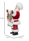 Kurt Adler Fabriche Noel Şefi Noel Baba Heykelcik, 30,5 cm