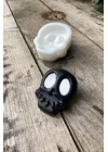 Kuru Kafa Tekli Mum Kalıbı (Silikon)