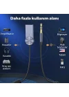 KUULAA Usb Bluetooth 5.0 3.5 Aux Receiver Aux Wireless Araç Kiti