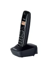 KX TG1611 Dect Telefon-Siyah_Gri Dect Telefon, Siyah
