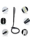 Kyrotech 3 Mod Seviyeli Dokunmatik USB LED Masa Lambası, 14 LED Beyaz Işık, Ayarlanabilir Parlaklık, Kitap Okuma Lambası, Çalışma Masası Ofis Lambası, PC, Laptop Uyumlu, Gece Lambası