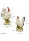 Lantana Horoz ve Tavuk Figürü, 2li Set