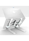 Laptop Standı Matebook Macbook Notebook Tablet Laptop Kademeli Yükseltici P1 Beyaz