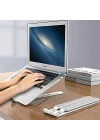 Laptop Standı Matebook Macbook Notebook Tablet Laptop Kademeli Yükseltici P1 Beyaz