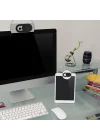 Laptop Tablet Kamera Webcam Kapatıcı Örtücü Sürgülü Kapak 3lü Siyah