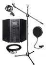 LASTVOİCE PF-30X Mikrofon Standı Yalıtım Paneli XLR Kablo Pop Filter