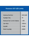 LED E27 LAMBA, GÜN IŞIĞI 10,5W 1055LM 4000K