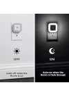 LED gece lambası, Duvara Takılan LED Gece Lambası, Alacakaranlık Sensörlü, 0.5w Gece Aydınlatması, Koridor, Merdiven, Mutfak, Banyo ve Yatak Odası İçin (6lı Paket)
