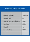 LED GU10, SICAK BEYAZ IŞIK 4W 310LM 3000K 60°