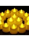 Led Mum A Kalite Premium 10 Adet Model Işıklı Tealight Piller Dahil