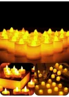 Led Mum A Kalite Premium 10 Adet Model Işıklı Tealight Piller Dahil