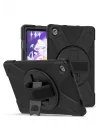 Lenovo ile uyumlu Tab M10 Plus TB-125F - TB-128F 3. Jenerasyon STSR Defender Tablet Silikon - Siyah
