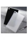 Lenovo M10 Plus TB-X606F Kılıf ile Uyumlu Tablet Süper Silikon Kapak-Renksiz