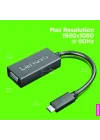 Lenovo usb-c - HDMI Adaptörü (gx90 m44577) siyah