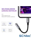 Lightning to 3.5mm AUX Dönüştürücü 10cm Siyah HG/AXT-01