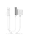 Lightning to 3.5mm Jack & Lightning Dönüştürücü | Çift Çıkış Adaptörü | Yüksek Ses Kalitesi ve Hızlı Şarj | Kulaklık Desteği | Şık ve Dayanıklı Tasarım