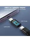 Lightning To USB Type C Dönüştürücü Adaptör x 2 Adet – IPhone & IPad Uyumlu/Iphone 14e Kadar Uyumlu