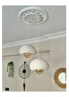 Limon 3D Desing 2 Li Sarkıt Avize Bohem Beton Görünüm Rustik E27 Modern Avize (E27 Ampul Dahildir.) YV-1-104