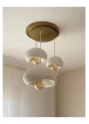 Limon 3D Desing 3 Lü Sarkıt Antrasit Avize Rustik 20-30-40 E27 Modern Avize Bohem Beton Görünüm (AMPUL HEDİYEDİR.!) YVR-B-40-102