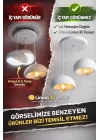 Limon 3D Desing Beton Sarkıt Avize – Rustik Bohem Modern Tekli Sarkıt Avize (E27 Ampul Dahil) YVR-B-100-66