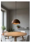 Limon 3D Desing Modern Beton Görünümlü Sarkıt Avize | Minimal Dalga Form | E27 Ampul Dahil btn-005218