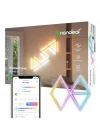 Lines 60 Derece Başlangıç ​​Seti, 9 Adet Akıllı RGBW LED Işık Çubuğu – Modüler Wi-Fi İç Mekan Duvar Aydınlatması (16 Milyon Renk), Alexa, Google ve Apple ile Uyumlu