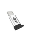 Linktech Micro USB to Type-C Dönüştürücü Adaptör, 5 Gbps Veri Aktarım Hızı, 2.4A Hızlı Şarj Desteği, Kompakt Metal Alaşım Şık Tasarım,Android, Tablet ve MacBook Cihazlar ile Uyumlu (Gri)