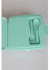 Lisanslı 500 ml Matara ve 2 Katlı Beslenme Kabı Yemek Seti