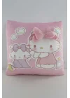 Lisanslı Hello Kitty 3D Baskı Kare Yastık, 2022044410100