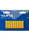 Longlife AAA Alkalin kalem pil 10lu paket