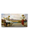 Lord Frederic Leighton - Winding the Skein Tablosu - 100x50cm
