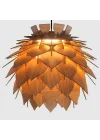 Lotus Ahşap Avize 4 renk Modern Bohem Rustik Avize Tekli Sarkıt Lamba Butik Otantik Aydınlatma Cafe Salon Mutfak Yemek Masası Hol Antre