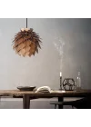 Lotus Ahşap Avize 4 renk Modern Bohem Rustik Avize Tekli Sarkıt Lamba Butik Otantik Aydınlatma Cafe Salon Mutfak Yemek Masası Hol Antre