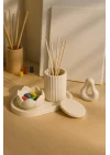 Lotus Form Dekoratif Set – Minimalist & Şık Tasarım (4 Parça)