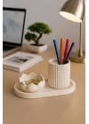 Lotus Form Dekoratif Set – Minimalist & Şık Tasarım (4 Parça)