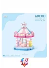 Loz Micro Block 4lü Lunapark Seti 4 Farklı Model Dekoratif Oyuncak Yapım Seti Yapı Blok Seti