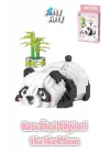 Loz Micro Block Serisi Panda 340 Parça Oyuncak Yapım Seti FFLZ-8804